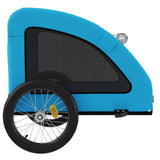 Pet Bike Trailer Blue Oxford Fabric and Iron 93960
