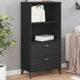Bookcase VIKEN Black 60x35x123 cm Engineered Wood 374948