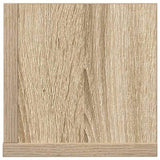 Wall Shelves 2 pcs Sonoma Oak 100x16.5x16.5 cm Engineered Wood 860042