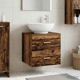 Wall-Mounted Sink Vanity Old Wood 49.5 x 44.5 x 66.5 cm 890308