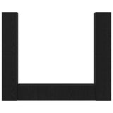 TV Cabinet Set 6 pcs Black oak Large Engineered wood 3393199