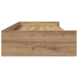 Bed Frame with Drawer Artisan Oak 90 x 190 cm Engineered Wood 3335252