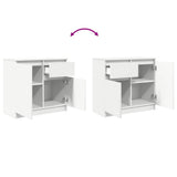 Sideboard with Drawer White 71x35x65 cm Engineered Wood 861598