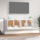 Wall Cabinets 2 pcs White 60x36.5x35 cm Engineered Wood 3115628