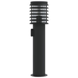 Outdoor Floor Lamp with Outlet Black 60 cm Stainless Steel 4006377
