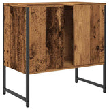 Bathroom Sink Cabinet Old Wood 60x33x60 cm Engineered Wood 857702