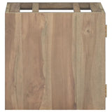 Wall-mounted Bathroom Cabinet 46x25.5x40 cm Solid Wood Teak 338252