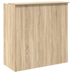 Reception Desk Sonoma Oak 100x50x103.5 cm Engineered Wood 3324162
