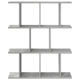 Wall Shelf Concrete Grey 102 x 20 x 96 cm Engineered Wood 8012215