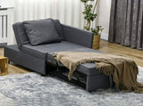 Convertible Single Sofa Bed with Thick Padded Seat, 3-in-1 Multi-Functional Sleeper Chair Bed with T3398P343087