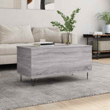 Coffee Table Grey Sonoma 90x44.5x45 cm Engineered Wood 830978