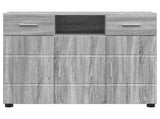 Wooden Cabinet Grey Sonoma 88.5 x 30.5 x 73 cm Engineered Wood 880287