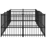 Outdoor Dog Kennel Steel 7.51 m 3124664