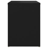 806331 Bed Cabinets 2 pcs Black 40x30x40 cm Engineered Wood