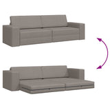 Sofa Bed Taupe 245 x 78 x 77 cm Fabric 4106720