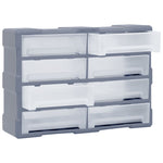 ZNTS Multi-drawer Organiser with 8 Big Drawers 52x16x37 cm 149600