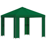 Gazebo 3 x 3 m Green Polyester and Steel 190 gsm 900353