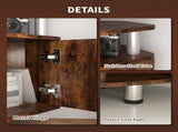 TV Unit Cabinet for TVs up to 55 Inches with Storage Shelves and Cupboard, Entertainment Centre for T3398P344377