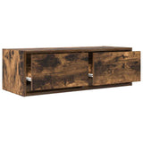 TV Cabinet Smoked Oak 80x31x25.5 cm Engineered Wood 861516