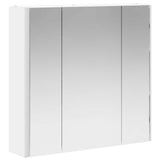 Bathroom Mirror Cabinet White 63.5 x 15.5 x 60.5 cm 889247