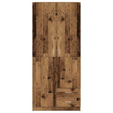 Wardrobe Old Wood 80x52x180 cm Engineered Wood 855886