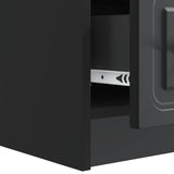 TV Cabinet with Drawer Black 147 x 34.5 x 27 cm Engineered Wood 895856