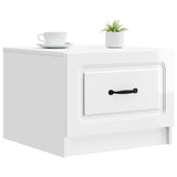 Coffee Table High Gloss White 49 x 50 x 37 cm Engineered Wood 895889