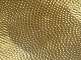 Coffee Table Hammered Aluminium 70x30 cm Brass 246508