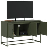 TV Cabinet Olive Green 100.5x39x60.5 cm Steel 846480