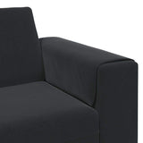 Sofa Set 3 pcs Black Velvet 3335127