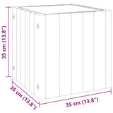 Garden Planter 35x35x35 cm Solid Wood Acacia 366501