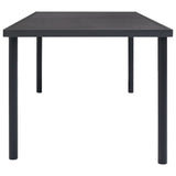 Outdoor Dining Set Black and Anthracite 3073516