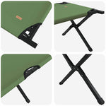 Folding Camping Bed Folding Manual Amy yellow Oxford fabric 42003190