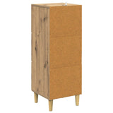 Drawer Cabinet Artisan Oak 33 x 34.5 x 90 cm Engineered Wood 894624