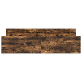Bed Frame without Mattress Smoked Oak 200x200 cm 3203737