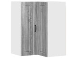 Wall Corner Cabinet LUCCA Grey Sonoma 57 x 57 x 100 cm 885171