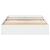 Bed Frame with Drawers without Mattress White 140x190 cm 3280685