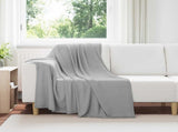Throw Blankets 6 pcs Grey 170 x 130 cm 1.86 kg Fleece 42017057