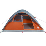Family Tent Dome 6-Person Orange Waterproof 94557