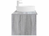 Bathroom Furniture Set 2 pcs Grey Sonoma Engineered Wood 3403909