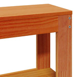 Bed Frame without Mattress Wax Brown 140x200 cm Solid Wood Pine 3306149