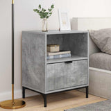 Bedside Cabinet with Drawer 2 pcs Concrete grey 49 x 36 x 61 cm 883481
