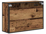 Wall Shelf with Shelf Wall-mounted Old Wood 65 x 20 x 60 cm 883608