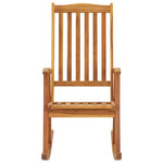 ZNTS Rocking Chair Solid Acacia Wood 311844