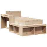 Bed Frame without Mattress 90x200 cm Solid Wood Pine 3309746