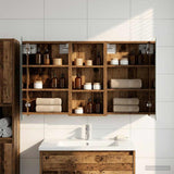 Bathroom Cabinet Set 3 pcs 110 x 10.5 x 60.5 cm Engineered wood 3403718