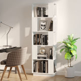 Book Cabinet/Room Divider White 51x25x163.5 cm Solid Wood Pine 814045