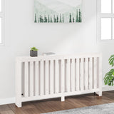 Radiator Cover White 169x19x84 cm Solid Wood Pine 822582
