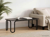Coffee Table Black 100 x 50 x 45 cm Engineered Wood 8007723