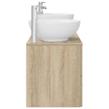 Bathroom Furniture Set 3 pcs Sonoma Oak 49.5 x 44.5 x 65 cm 3405893